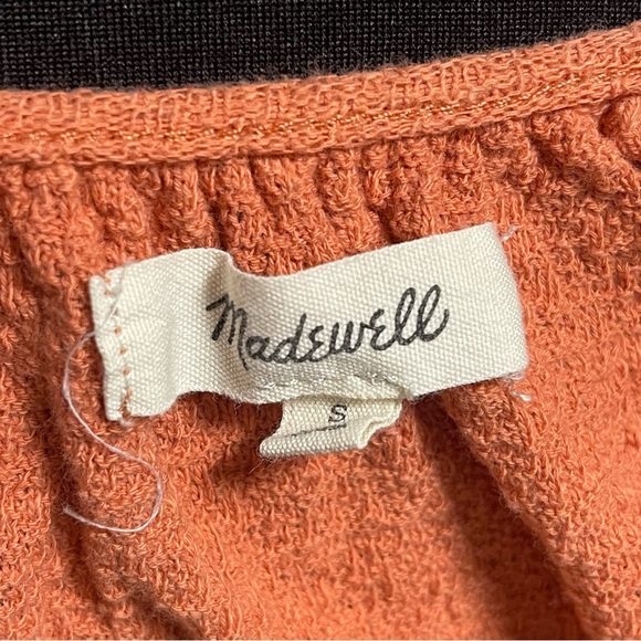 Madewell Texture & Thread Tiered-Sleeve Sweet Dahlia Top Size Small - Picture 7 of 7